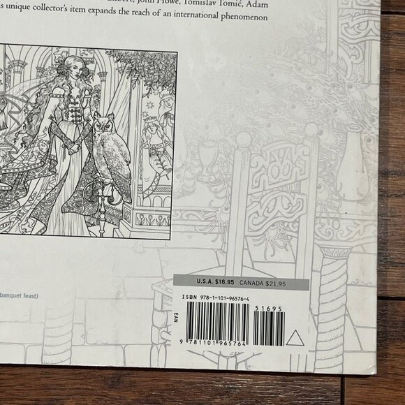 2015 The Official Game Of Thrones Coloring Book George R R Martin Clean Pages - Picture 16 of 16